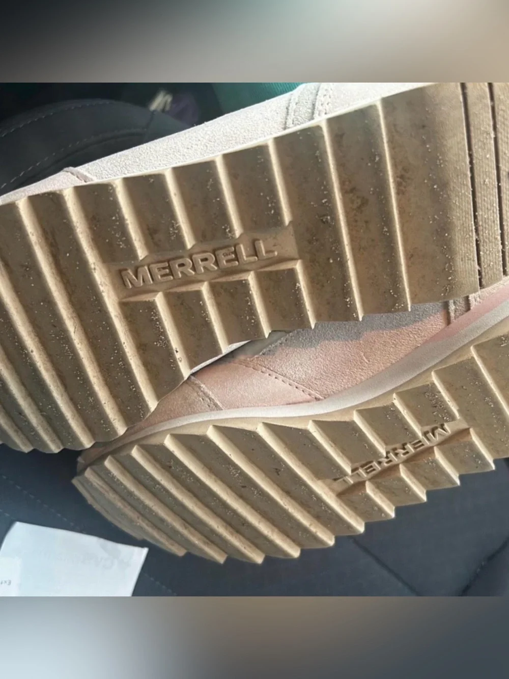 Merrell Women's Cream and Blush Low-Top Sneakers
